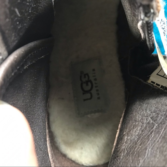 🍀🌸 UGG Emalie Brown leather Booties🌸🍀 - Picture 5 of 11